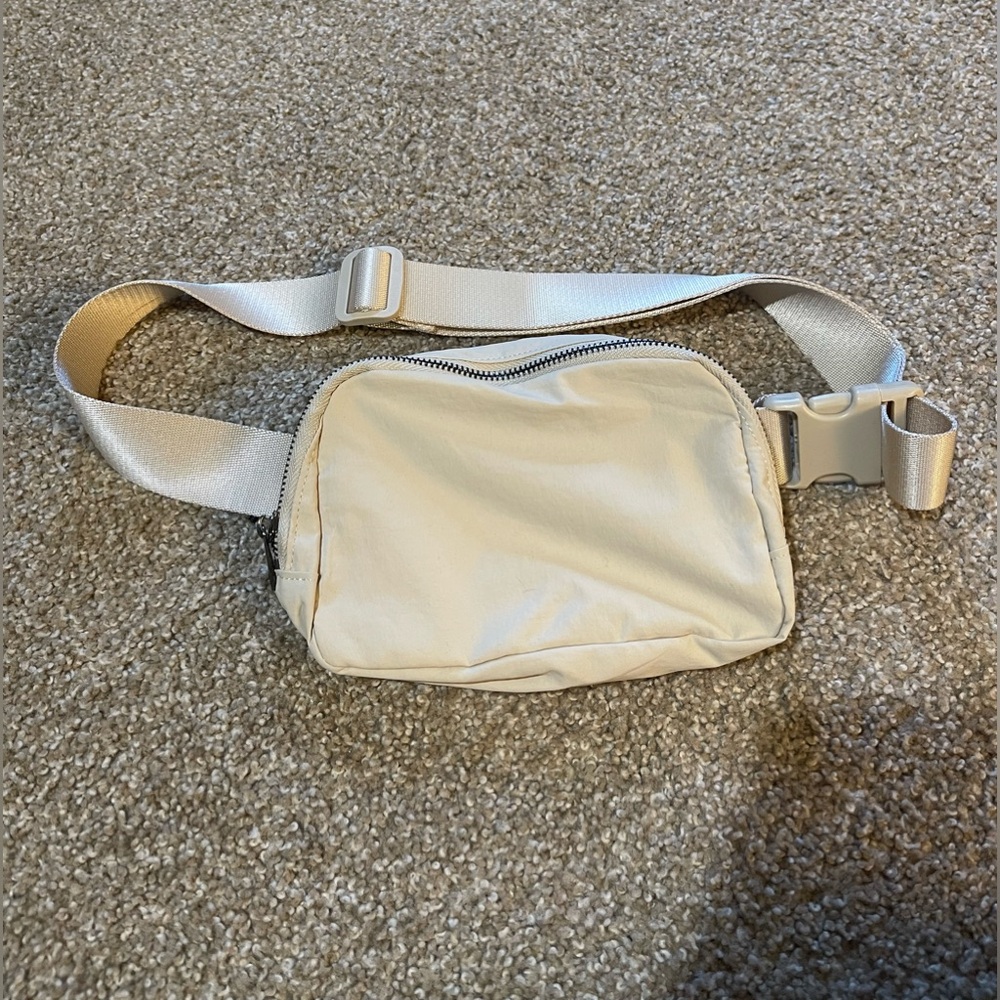 Never used, Beige belt bag/ cross body bag with adjustable strap